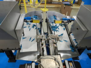 Parts Transport System with Lite Series Conveyors