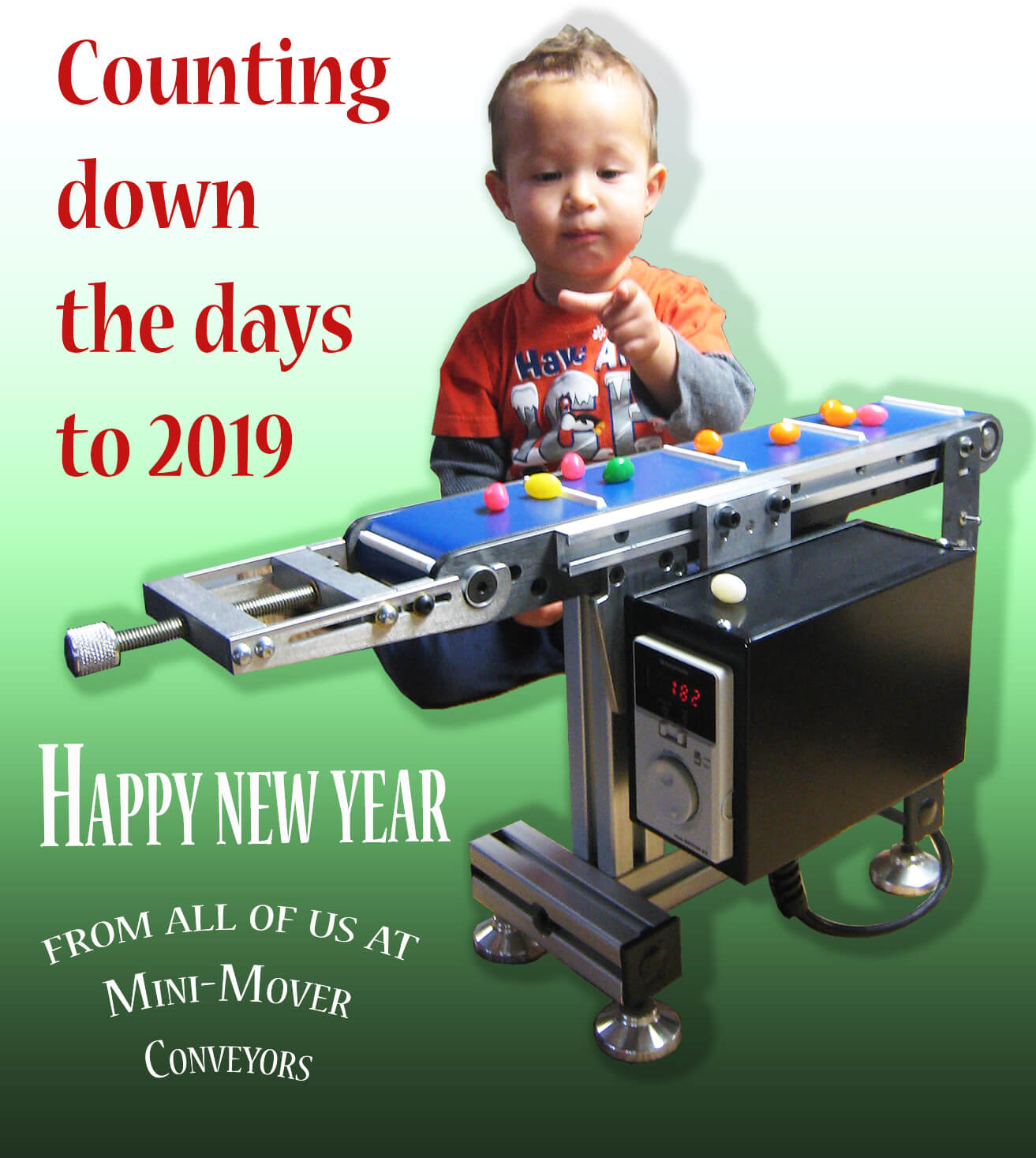 Happy 2019 from Mini-Mover Conveyors