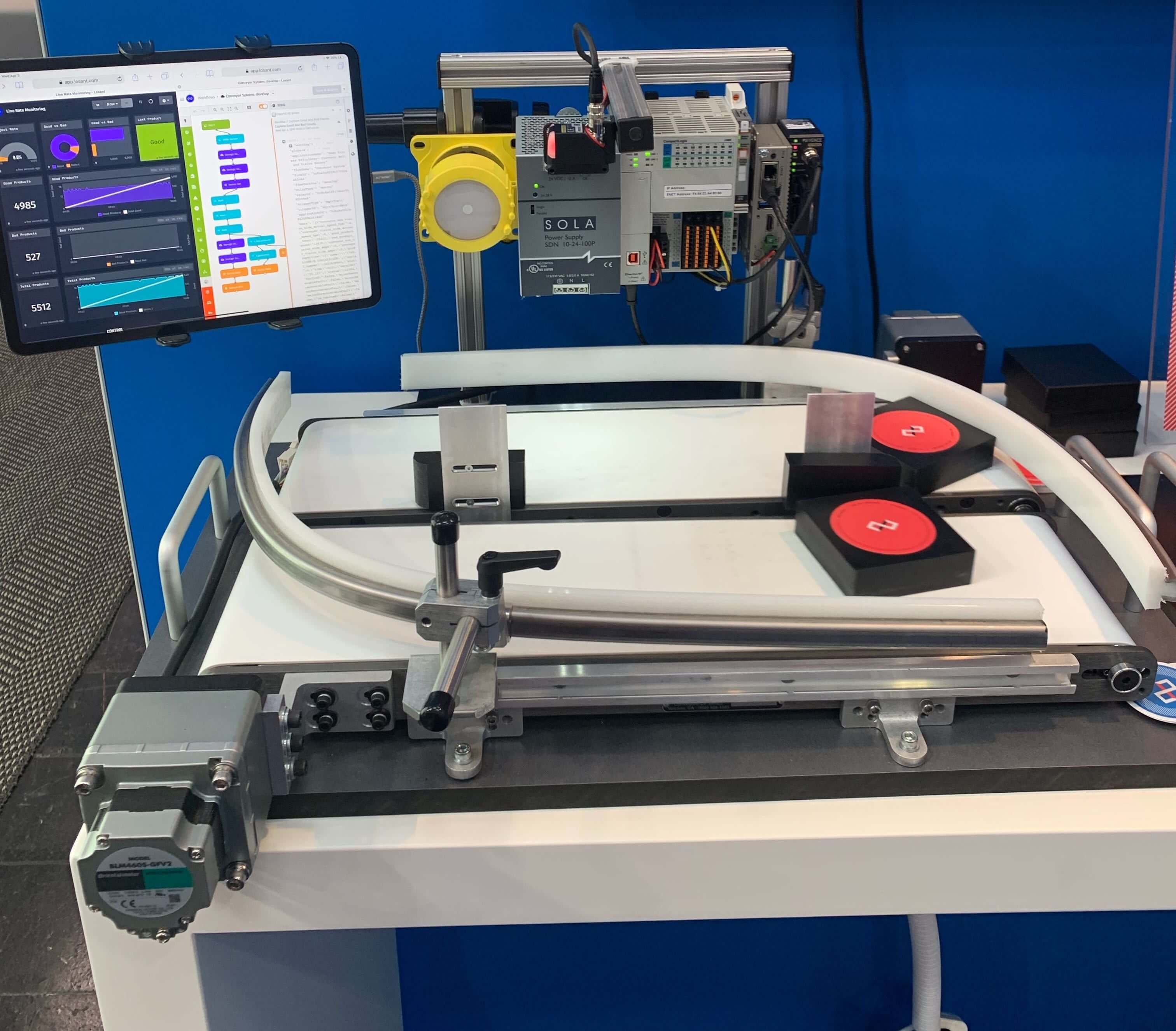 LP Conveyors in IoT Demo at 2019 Hannover Fair