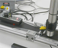LP Series Mini-Mover conveyor in medical packaging inspection system