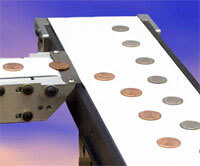 Mini-Mover LP Series Conveyors in Product Transfer Setup