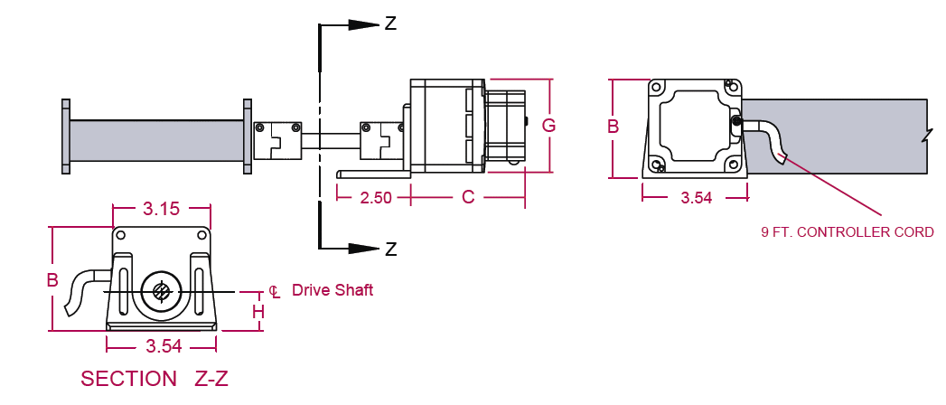 Dwg- Lite-R Style-Compact Flexcoupler