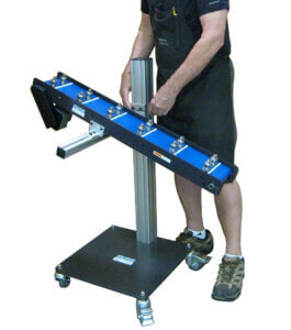 Adjustable and Portable Steel Base Stand with Mini-Mover Lite Series Conveyor