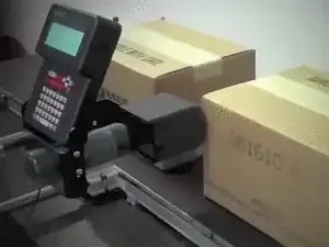 Side Mounted Ink Jet Printer with Mini-Mover LP Series Conveyor